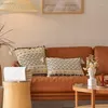 Kissen-Überwurf-Bezüge, Boho-dekorativer, getufteter Bezug, handgewebter Quasten-Baumwollbezug für Sofa, Bett, nordische Heimdekoration