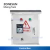 부식성 액체 산 및 알칼리 ZS-PPMT1500L을위한 교반기 PP 산업용 블렌더가있는 Zonesun 화학 혼합 탱크