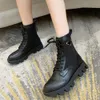 New womens boots designer boots martin boots Ankle Boots with Triangle Logo on the Upper forautumn winter boots fashion boots motorcycle boots platform boots