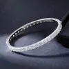 Chain EWYA Real GRA Certified D Color 4mm 0.3CT Full Bangle Bracelet for Woman Party S925 Sterling Silver Diamond Bracelets 231208