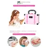 Kit de maquillaje para niños y niñas, lápiz labial, cosméticos, juego de simulación, princesa rosa, lavable, seguro, juguete para regalo, 231207