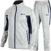 TBMPOY MENS SUITS SUITS SWESSUITS FOR MEN SET SETTS CONSTAGES 2 pièces Casual Athletic Jogging Full Up Full Zip Sweat