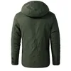 Jaquetas masculinas engrossar parkas jaqueta de inverno quente cashmere casacos de lã militar ao ar livre algodão acolchoado masculino blusão com capuz outwear 231208