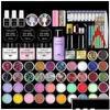 Nail Art Kits Acryl Kit Nägel Pulver Maniküre Set Profesional mit flüssigem Monomer Pinselspitzen für Verlängerung Drop Delive Lieferung Heal Ot6Kb