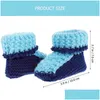 Sandalen geborene Cloghet-Schuhe Babybedarf handgemachte gestrickte schöne Strickbooties Säugling Drop Lieferung Kinder Mutterschaft Dhmjl