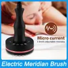 Mini brosse méridienne à microcourant EMS masseur corporel Cellulite lymphatique chauffage infrarouge Vibration santé du corps grattage dispositif Guasha