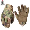 Tactical Army Full Finger Gloves Touch Screen Military Paintball Airsoft Combat Rubber Protective Glove Anti-Scid Men Women New 20274i