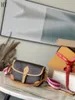 Projektantka luksusowa torba Diane Crossbody M43985 Torba na ramię torebka 7A Najlepsza jakość