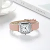 Wristwatches Sdotter INS Small Silver Square Digital Watch Ladies Wholesale Quartz Watch6