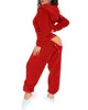 Kvinnors jumpsuits Rompers Women's Jumpsuit Autumn 3D Ear Knapped Flap Function Fluffy Lounge Jumpsuit Varma hemkläder Huven Pyjamas 231208