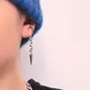 Boucles d'oreilles cerceau bijoux gothiques dent Grunge Rock accessoire pour femmes Punk mode coréenne