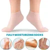 Frauen Socken 1 Paar Silikon Feuchtigkeitsspendende Fußmaske Peeling Strand Spa Gel Verjüngung Pflege Elastische Schutz