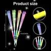 LED-handschoenen 12 stuks Light Emitting Stick Led Fiber Party Prop Kerst Verjaardagscadeau Bruiloft 231207