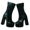 Boots lolita cowboy boots High quality autumn and winter women's shoes Fashion trend Round toe Locomotive style 231207