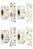 Gift Wrap Wreath Thank You Stickers Wedding Card Decoration Labels For Business Cookie Biscuit Bag Envelope Seal Sticker 5007581249