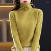 Men's Sweaters Turtleneck Sweater Merino Wool Women 2024 Fall Winter Basic Soft Warm Pullovers Long Sleeve Knit Top Female Clothes