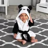 Serviettes Robes Bébé Enfants enfants Pyjamas Panda Souris Lapin robe de bain bébé homewear garçons filles robe à capuche serviette de plage 231208