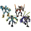 طرازات بناء مجموعات سلسلة Bionicle Action Toys Block Toys مجموعة للأطفال