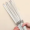 Bowls 50PCS Barbecue Sign Steel Drill Tool Outdoor Stainless RoundWood