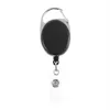 Mode Retractable Pull Schlüsselanhänger Kette Reel ID Lanyard Namensschild Karte Ausweishalter Reel Recoil Gürtel Schlüsselclip Klassischer Schlüsselbund278D