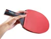 Long Handle Shakehand Grip Table Tennis Racket Ping Pong Paddle Pimples In rubber Ping Pong Racket With Racket Pouch 2885714