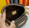 Mini bumbag borsetta da donna designer gradiente stampa fiore stampata pacco sacchetti di sedere per uomo borse per il petto e cinghia spalla a spalla incrociata