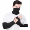 Magic Scarves Cycling Wear Sleeve Bandana Set Warmers Sports Cooling Warmer Running Fishing Sun Uv Protection Hand Er K1208 Drop Deliv Oteju