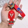 Decompressie Speelgoed Sonic Sleutelhanger Action Figure Model PVC Cartoon Tas Pop Hanger Speelgoed Cadeau