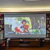 Projection Screens HD 100 Inch 16 9 Electric Screen For 3D LED DLP Laser Projector Motorized Projection Screens Curtain Wireless Remote Control 231207