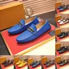 38 Model oryginalny designer skórzany buty luksusowe marka formalne swobodne mokasyny męskie mokasynów miękki oddychał na łódź buty plus rozmiar 38-46