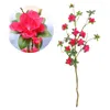 Decorative Flowers 1pc Hight Quality Wedding El Layout Fake Plant 110cm Silk Azalea Rhododendron Artificial Flower Foaming Branches Diy