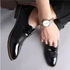 Dress Shoes Men's shoes Leather Embossing Classic Fashion Luxury men Wear resistant Non slip Mans footwear Anti slip Black 231208