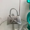 Högkvalitativ timglas lyxig designer väska handväskor krokodil läder crossbody väskor purs purs kvinnliga handväska axelväskor boce dhgate väskor flera färger