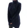 여자 디자이너 스웨터 뜨개질 스웨터 가을과 겨울 두꺼운 이중 라펠 두꺼운 실에 튀긴 반죽 돌기 옷 405