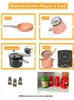 Doll House Accessories Toy Kitchen for Kids Cooking Utensils Children's Pretend Play Cutting Miniature Food Set Pot Pan Educational Unisex Novel Gift 231207