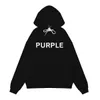 Purple Brand Mens Hoodies Designer Bluza Klasyczna drukowana kapturowa Women Crewneck Sweater American Street Style