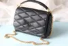 Luis Vuittons Classic Luxury Lvse de haute qualité LouiseHandbag Design Womens 7A Fashion Handbag Original Leather Diamond Pattern Sac Flip Sac Super polyvalent
