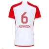 S-4XL de Ligt Kane Gravenberch Soccer Jerseys 23 24 Sane Bayern Goretzka Coman Muller Davies Kimmich Football Shirts Men Kids Kit