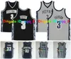 Allen Iverson Patrick Ewing Georgetown Hoyas College Basketball Jerseys Blue Grey Size S-xxl