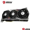 Grafische kaarten Msi Nvidia Geforce Gtx Rtx 3090/3060 Ti/3070/3080 Gamingkaart Pc Video Drop Delivery Computers Netwerkcomputer Comp Otelh