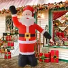 크리스마스 장식 야외 크리스마스 장식 풍선 산타 클로스 눈사람 크리스마스 트리 모델 1.2m-2.4m 큰 크리스마스 인형 장난감 홈 장식 231207