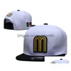 Casquettes de baseball Vendez Mexique Baseball Basketball Fans de football Snapbacks Chapeaux personnalisés Toutes les équipes Ajustées Snapback Hip Hop Sports Mix Ordre Dh4we