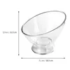 Dinnerware Sets Glass Dessert Bowls Cups Footed Bowl Short Stem Clear Serving Dishes For Pudding Fruit Transparent