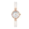 Zegarek na rękę luksusowe kobiety oglądają premium okrągły wodoodporny kwarc zegarek mody Pearl Pasp Lady prezent retro nostalgia zegar
