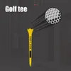 Golf tees 50 st golf boll nagel tees återanvändbar plast golf nagelboll tee support stabil bärbar lättvikt för golfare övningsartiklar 231204