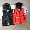 Mens Monclair Vests Jacket Designer Bomber ärmlös Spring Autumn Windbreaker Man Coat Hoody Fashion Jackets Vest Outwears Coats Size S-4XL