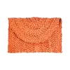 Wallets Ladies Straw Clutch Purses Envelope Woven Money Phone Daily Holder Coin Key Summer Card Women Bags Bag B F7O4