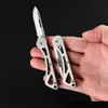 Rostfritt stål Mini Folding Knife Sharp Keychain Outdoor Portable Knife Fruit Knife Openning Express Box Cutter Liten kniv