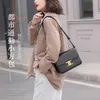 Legal Copy Deisgner Celinss Bags online shop Genuine leather Tiktok bag for women 2023 new highend triumphal arch womens one shoulder cross body small square bean cu