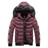 Jaquetas masculinas inverno quente jaqueta homens parkas gola de pele com capuz grosso algodão outwear masculino blusão marca casual casaco de alta qualidade 231208